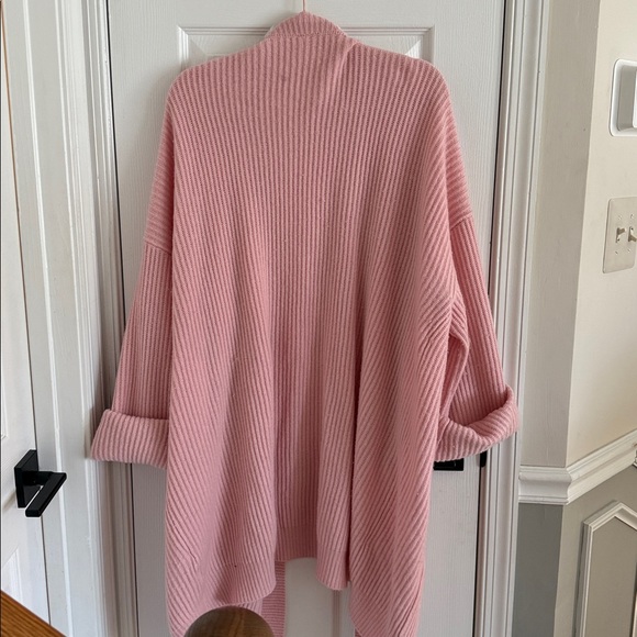 Nap Loungewear Pink Plush Cashmere Ribbed Cardigan Sz XXL - Picture 8 of 8
